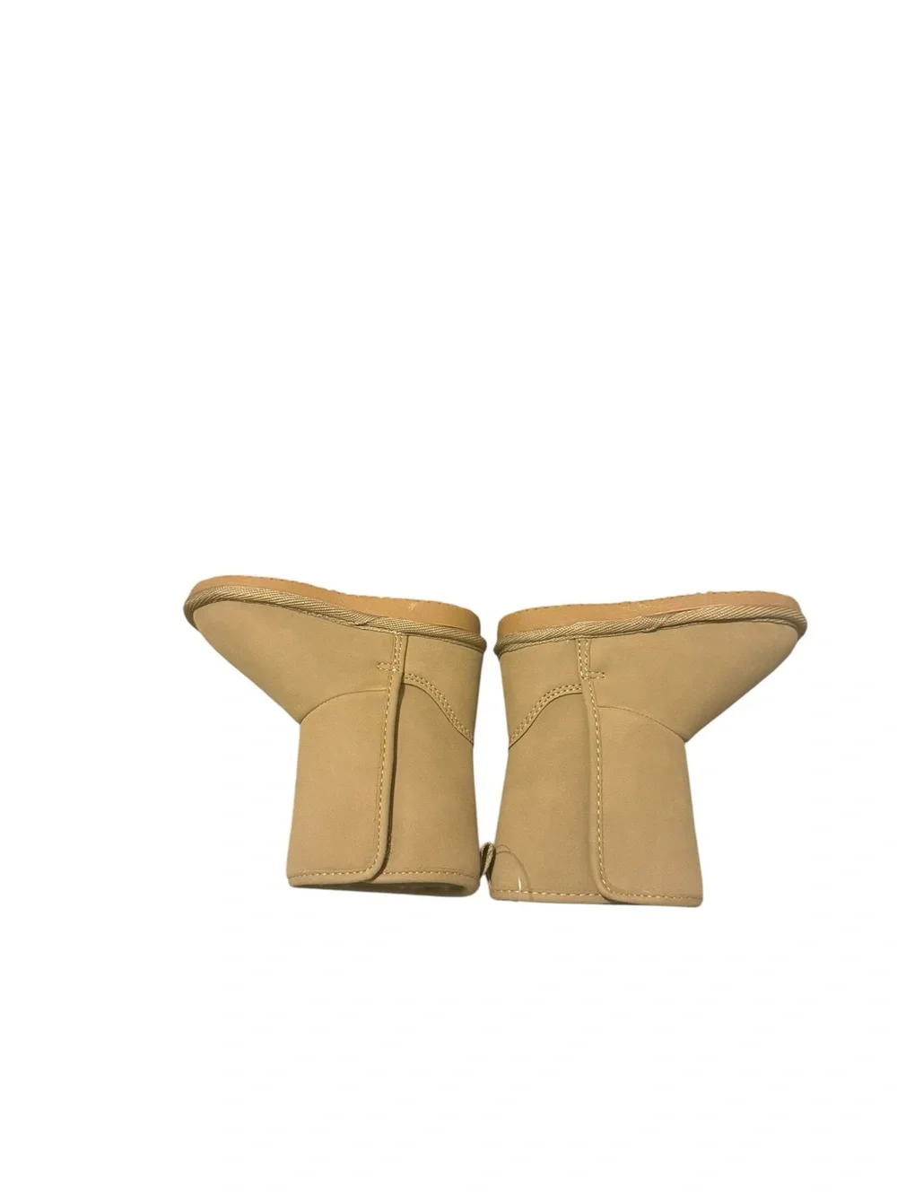 Carter's Toddler Tan Plush-Lined Pull-On Boots 4